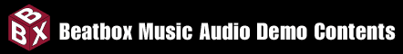 Beatbox Music Demo Contents Title Graphic.