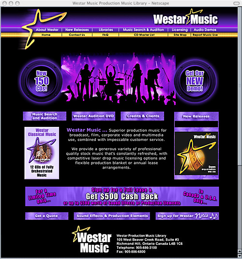Westar Home Page image.