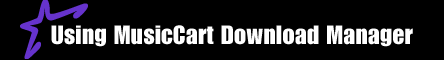 Downloading Music Tracks title graphic.