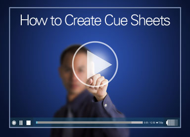 How to Create Cue Sheets